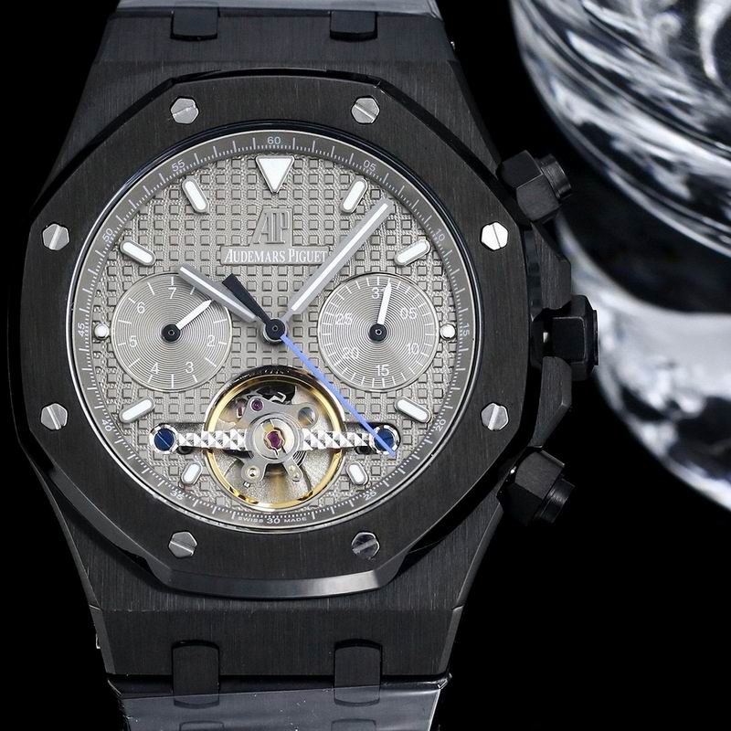 Audemars Piguet Royal Oak Tourbillon Chronograph in a black case and bracelet