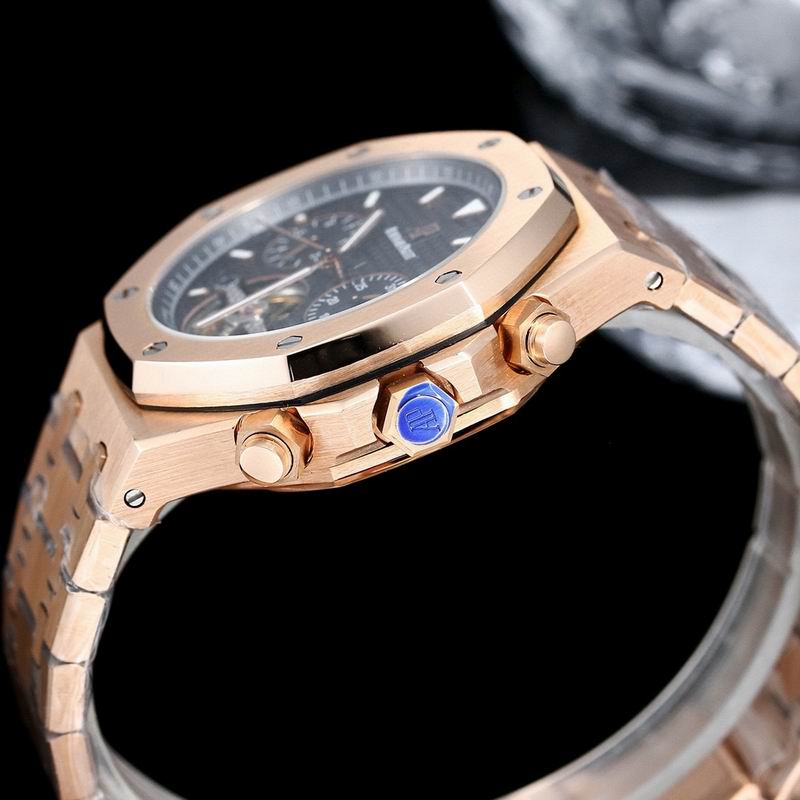 Audemars Piguet Royal Oak Tourbillon Chronograph in gold with a black dial