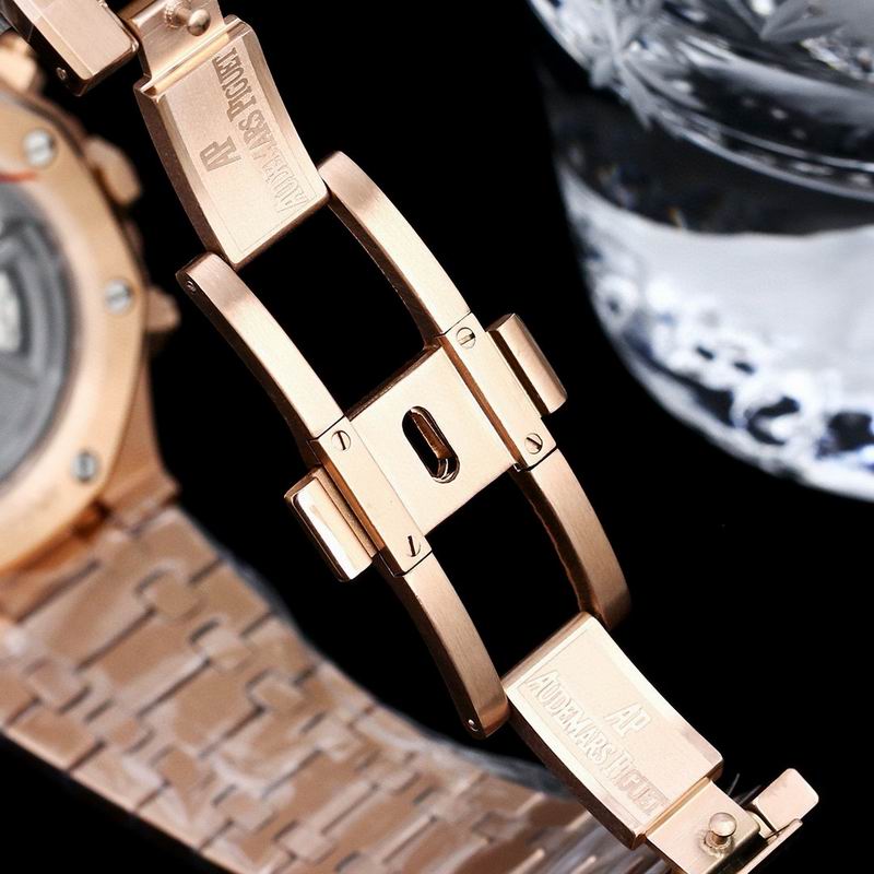 Audemars Piguet Royal Oak Tourbillon Chronograph in gold with a white dial