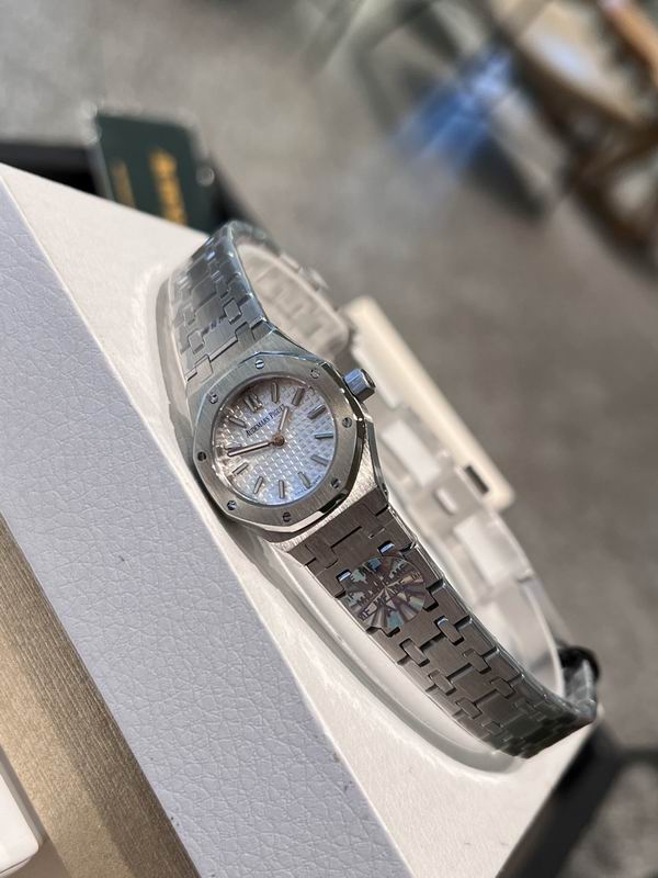 Audemars Piguet Royal Oak lady's watch in stainless steel with a silver-toned