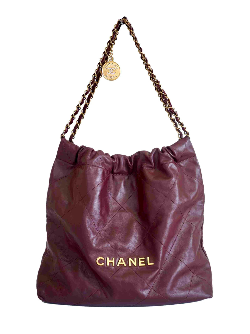 Bag CHANEL 22 Medium Burgundy