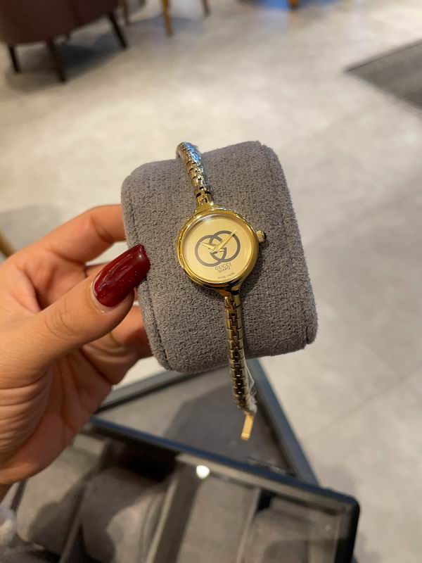 Gucci Vintage Gold Plated Bangle Watch