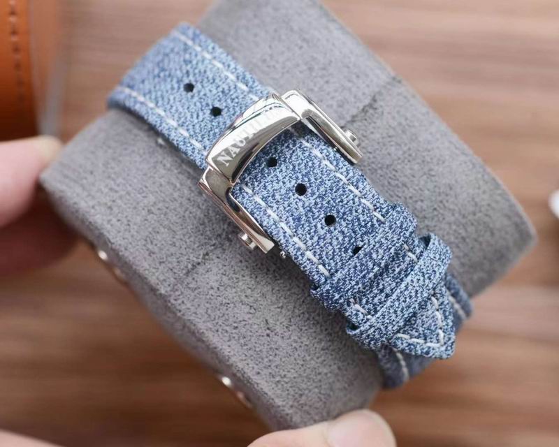 New Blue High Quality 5726 Mechanical Automatic 520 Movement Men's Watch Moon Phase 24H Stainless Steel