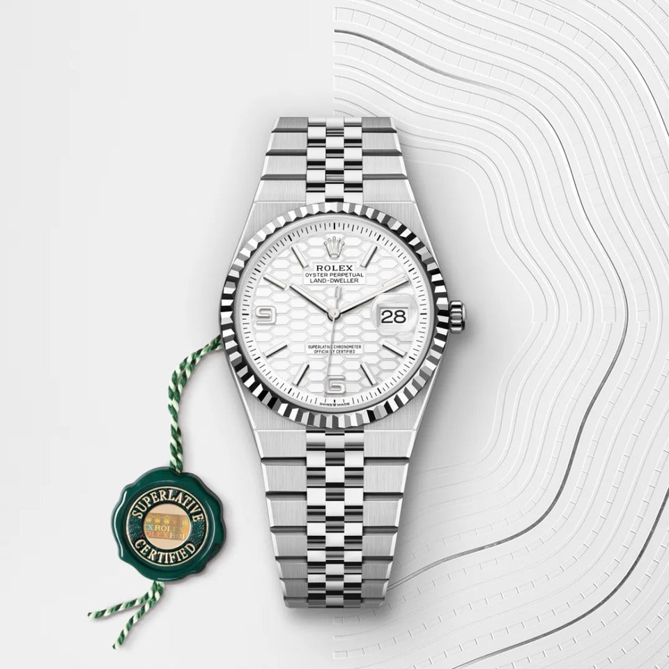 Rolex Land Dweller White Gold 36 mm Watch