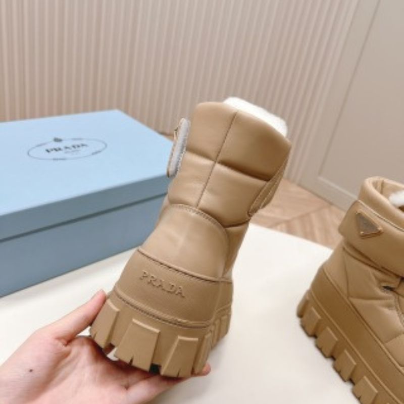 Prada Thick-Soled Snow Boots