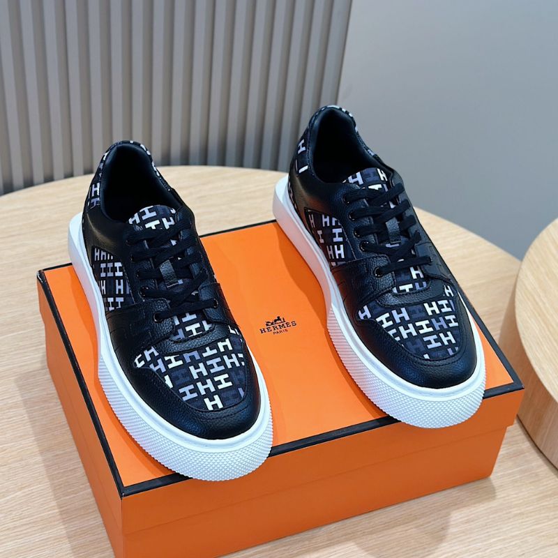 Hermes Derby Shoes Black