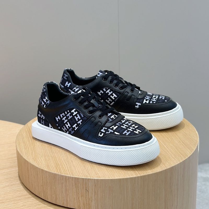 Hermes Derby Shoes Black