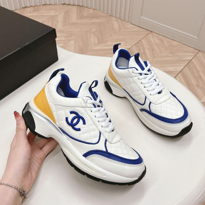 Chanel Sneaker Blue Yellow