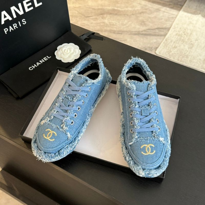 Chanel Embroidered Tassel Shoes