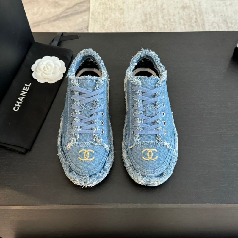 Chanel Embroidered Tassel Shoes