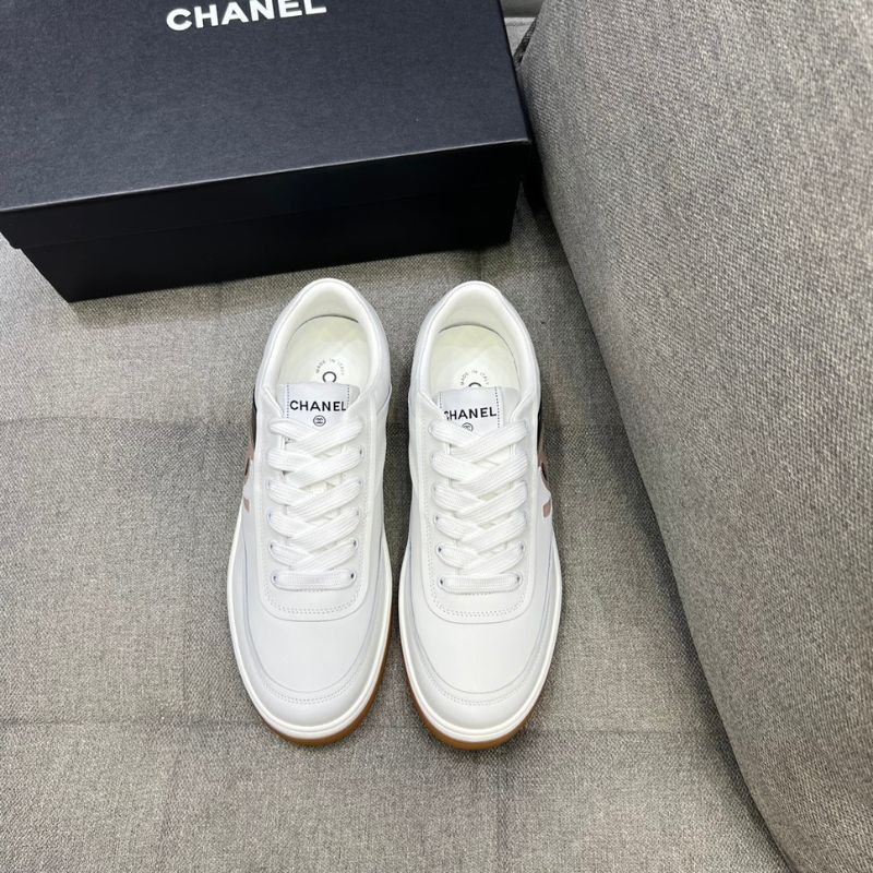 Chanel Dark Pink White Sneaker