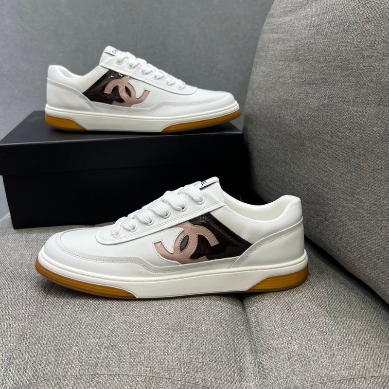 Chanel Dark Pink White Sneaker