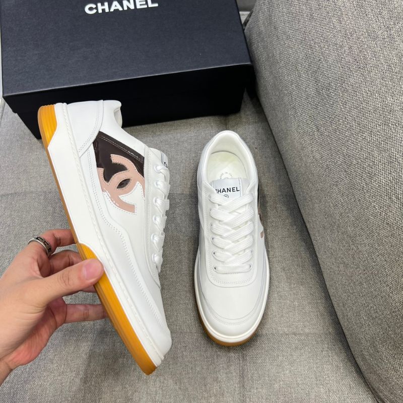 Chanel Dark Pink White Sneaker