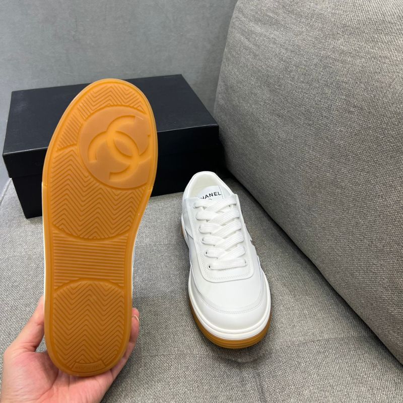 Chanel Dark Pink White Sneaker