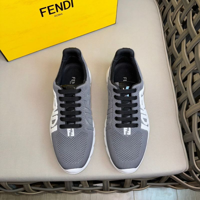 Fendi Mesh Trainer Black Shoes