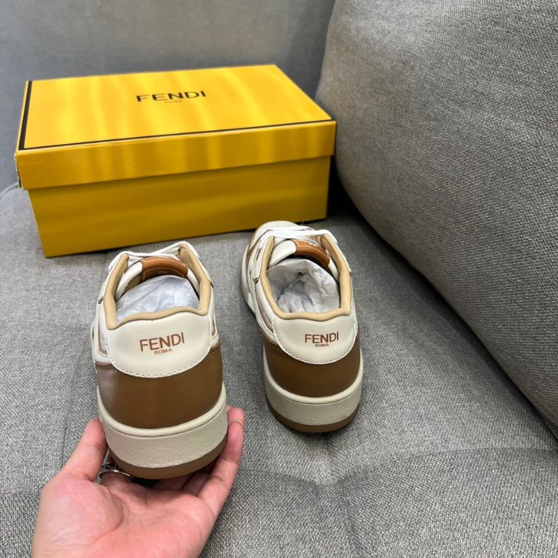 Fendi Brown Match Sneaker