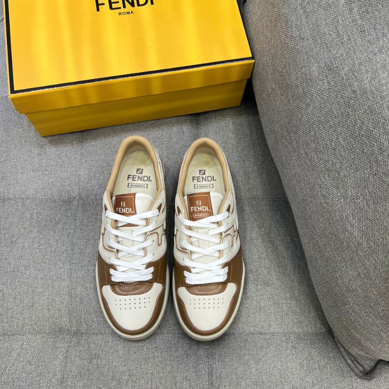 Fendi Brown Match Sneaker