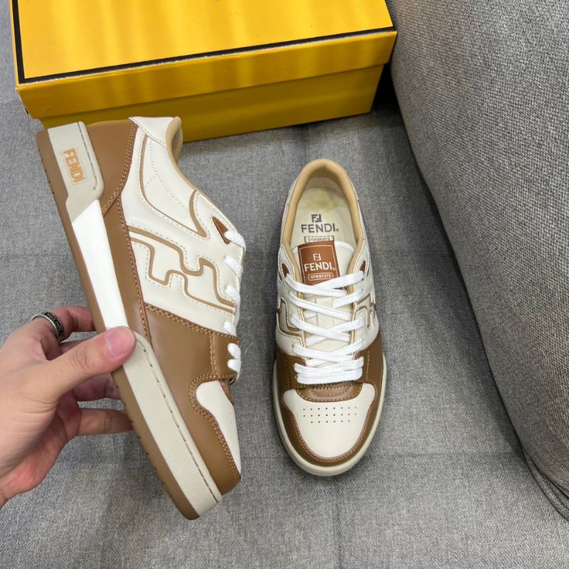 Fendi Brown Match Sneaker