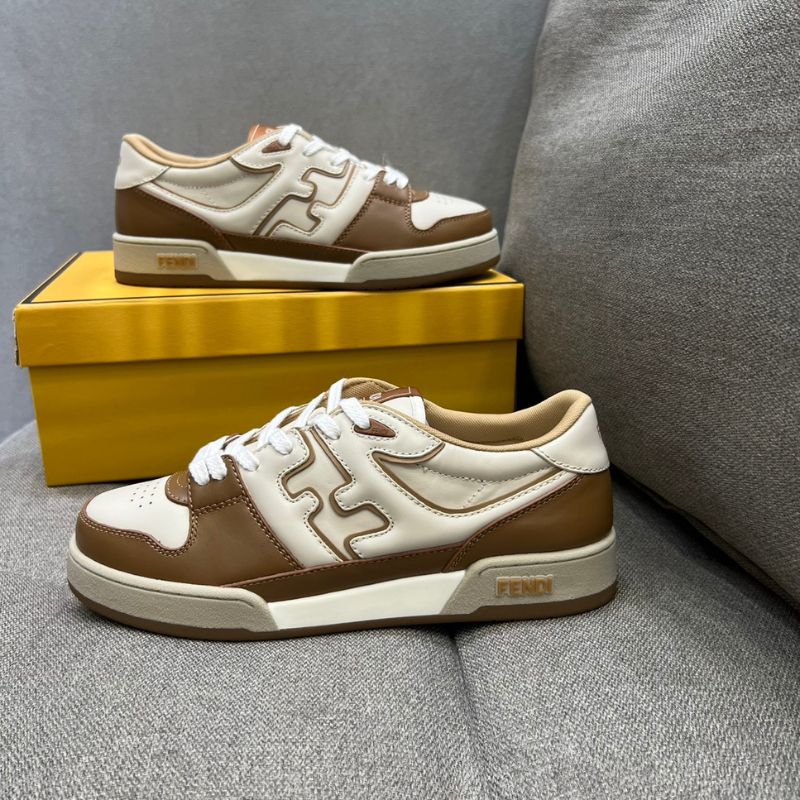 Fendi Brown Match Sneaker