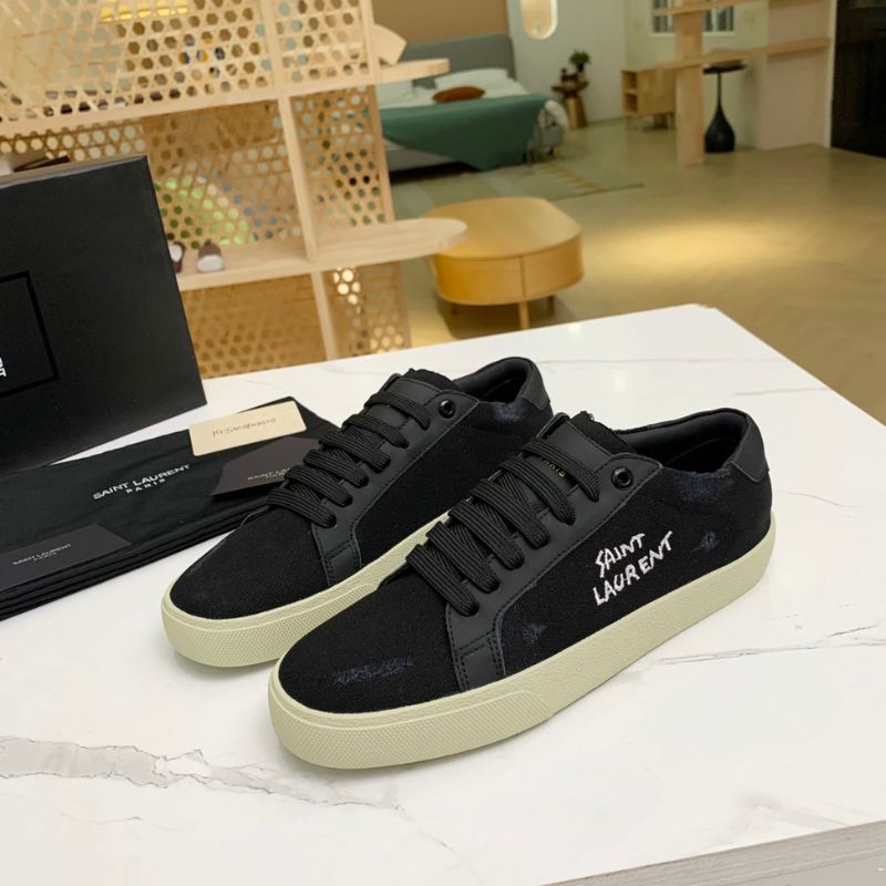 YSL PLeather Flats
