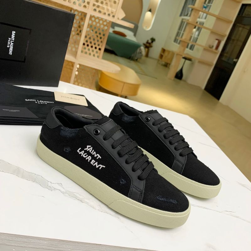 YSL PLeather Flats