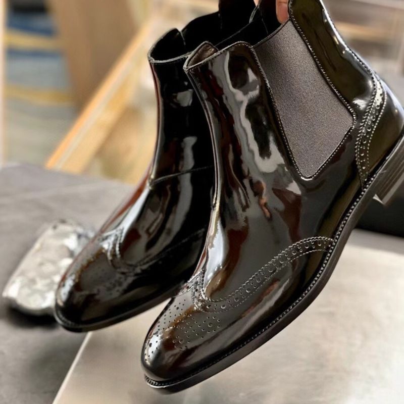 Saint Laurent Black Ankle Boots