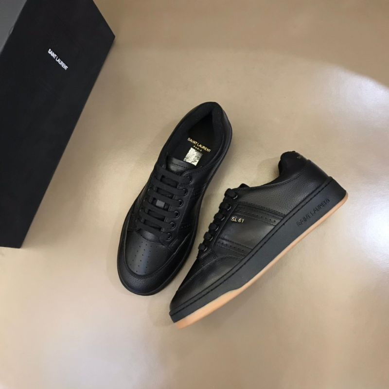 YSL Logo-Embossed Trainers