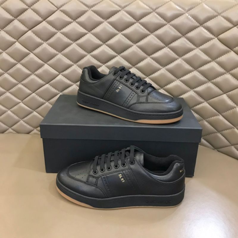 YSL Logo-Embossed Trainers