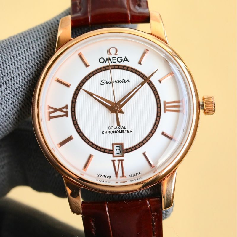 Omega De Ville Prestige Red Strap