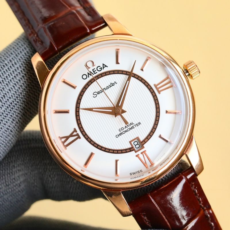 Omega De Ville Prestige Red Strap