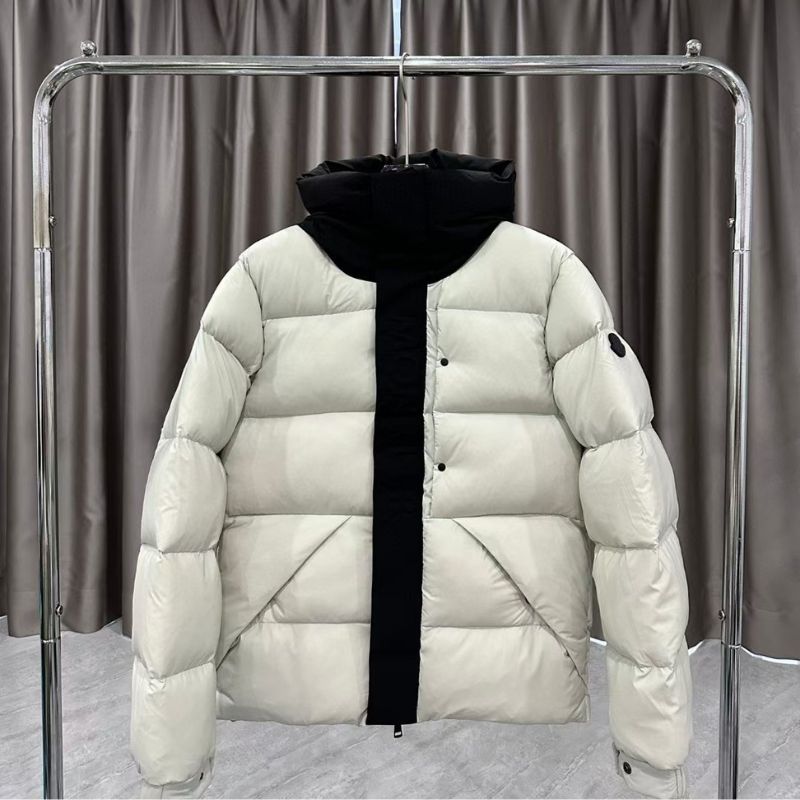Moncler Embossed Lettering Down Jacket