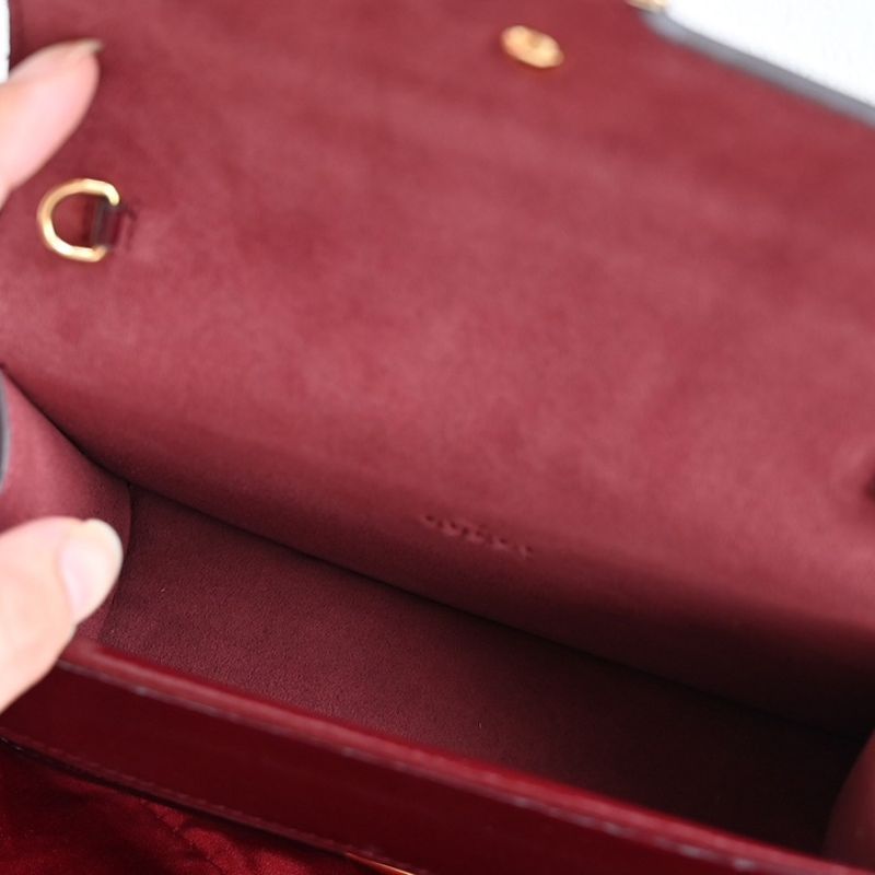Gucci Red Patent Leather Bag