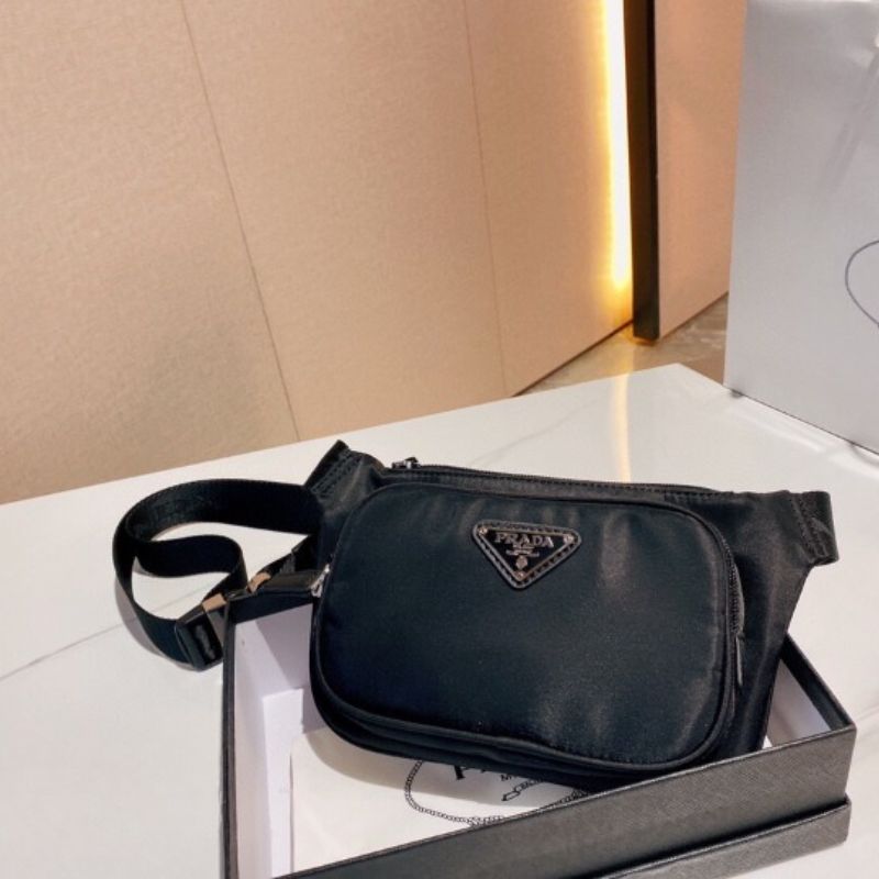 Prada Nylon Black Bumbag