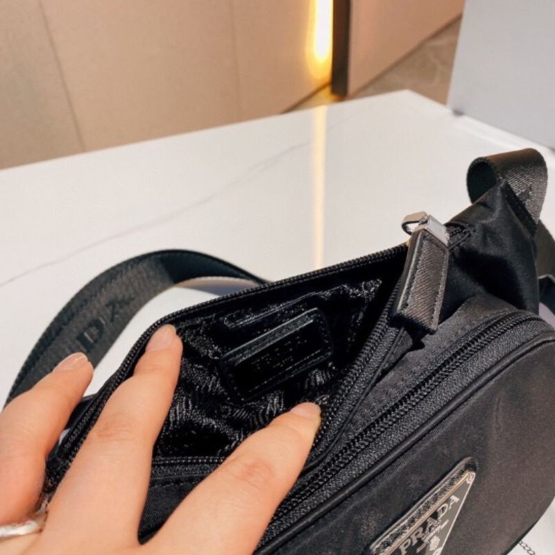 Prada Nylon Black Bumbag