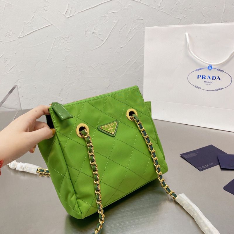 Prada Chaine Re-Nylon Tote Bag