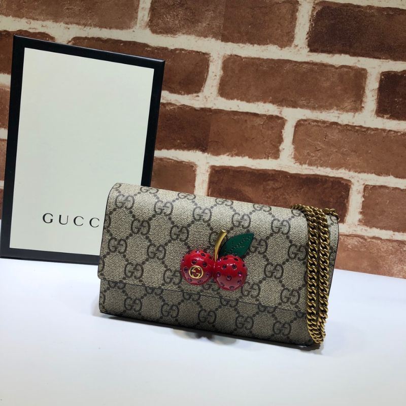 Gucci GG Monogram Chain Bag