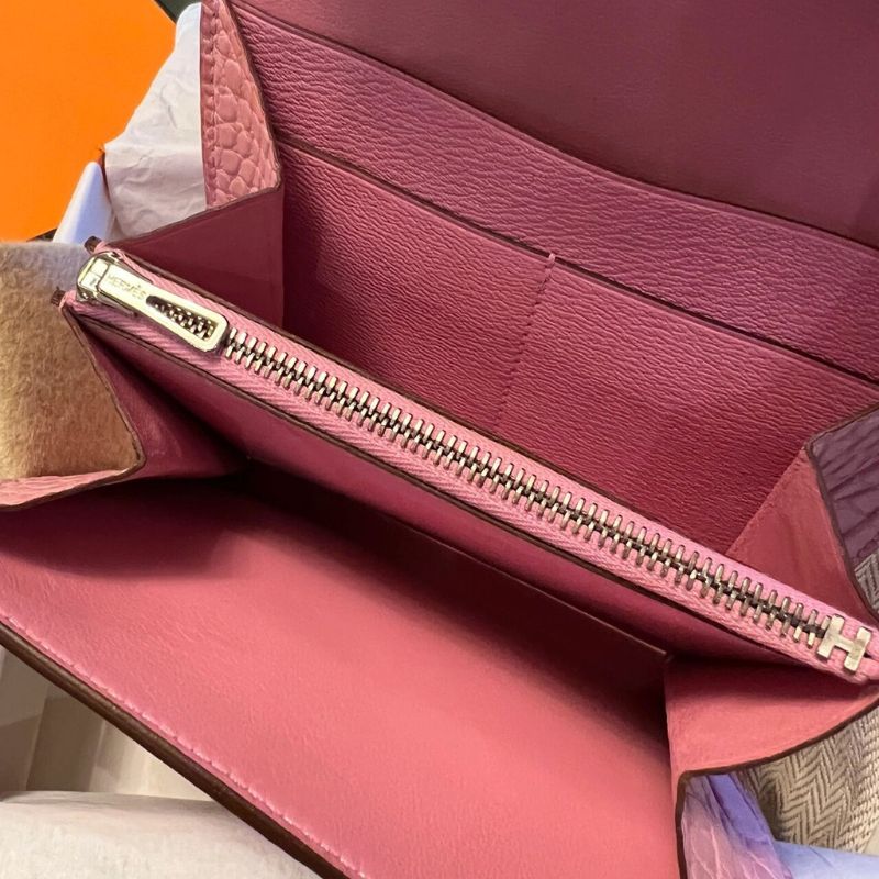 Hermes Compact Palladium Wallet