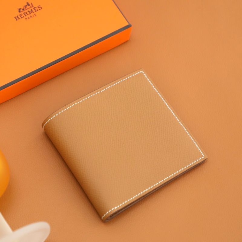 Hermes Gold Poker Compact Wallet