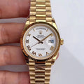 Rolex White Sapphire Crystal Watch