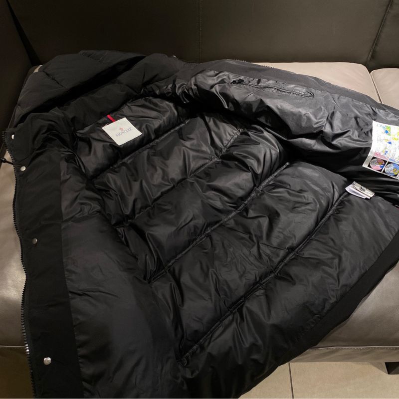 Moncler White Goose Down Jacket