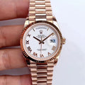 Rolex Day-Date Rose Gold Roman Watch