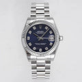 Rolex DateJust Blue Diamond Watch