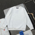 LV Jacquard Zipper Casual Sweatshirt