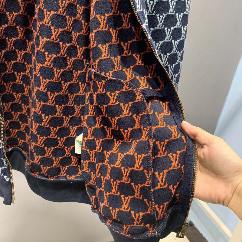 LV Knitted Jacquard Pilot Jacket
