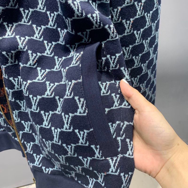 LV Knitted Jacquard Pilot Jacket