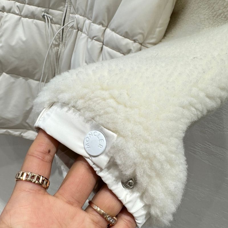 Moncler Granular Wool Goose Down Jacket