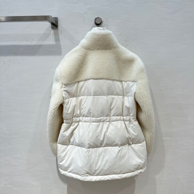 Moncler Granular Wool Goose Down Jacket