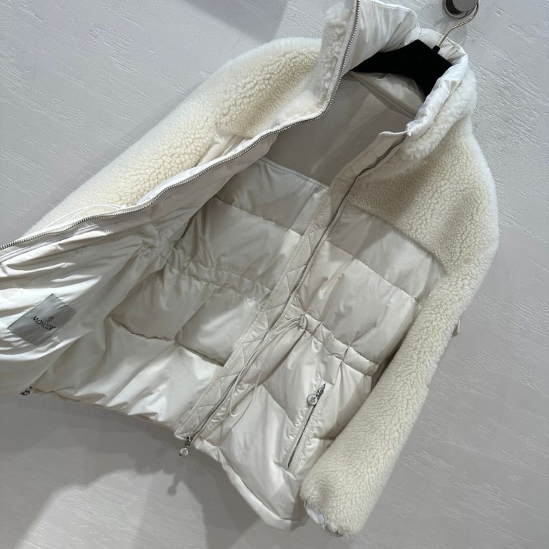 Moncler Granular Wool Goose Down Jacket