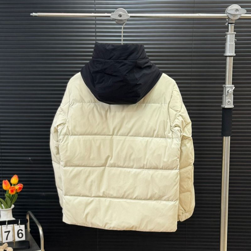 Moncler Black Hooded Down Jacket