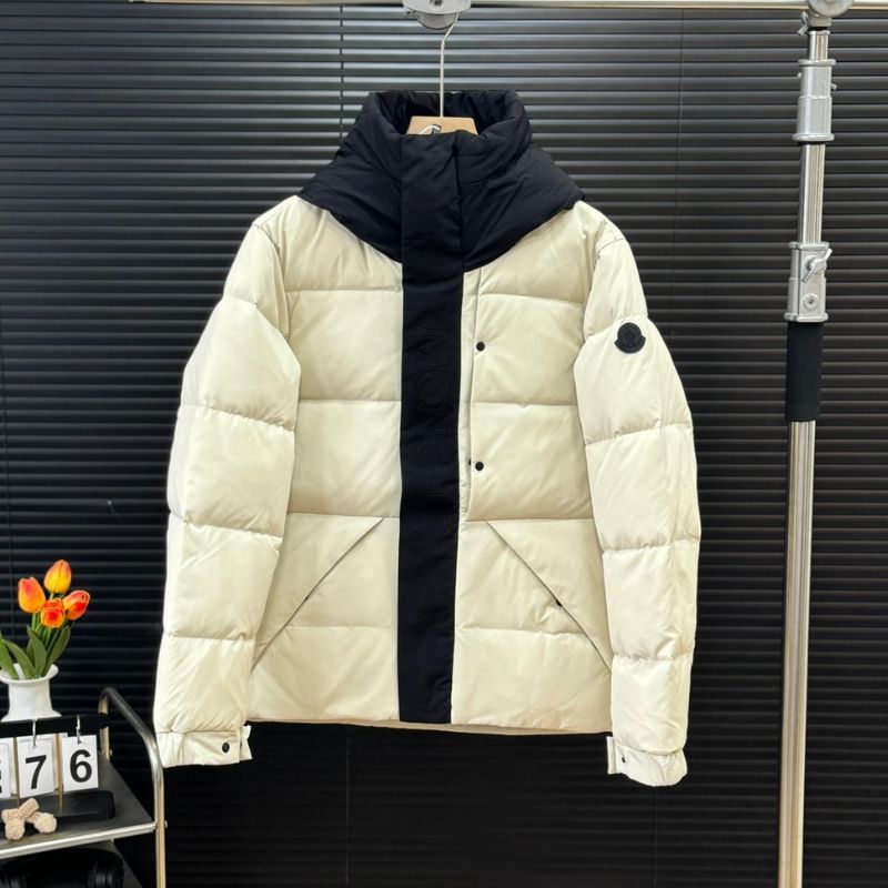 Moncler Black Hooded Down Jacket